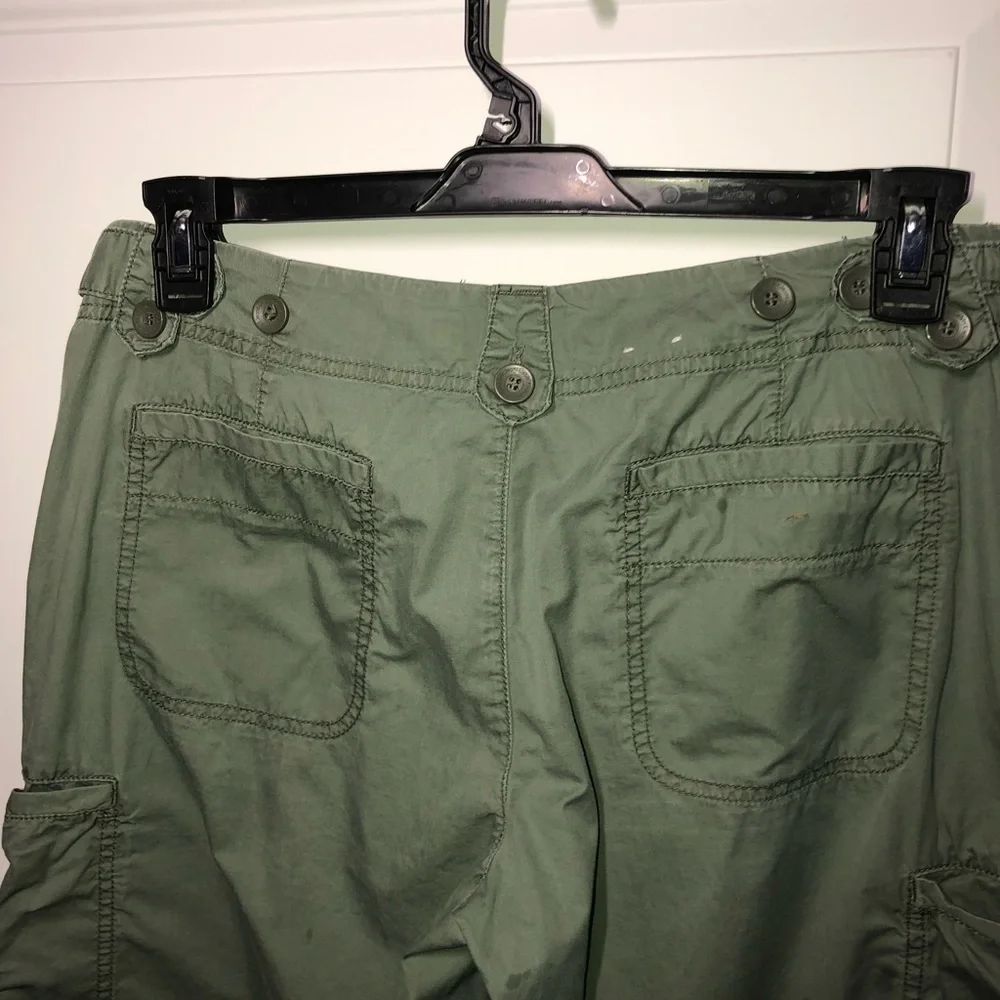 Calvin Klein army green shorts and capris both size 10